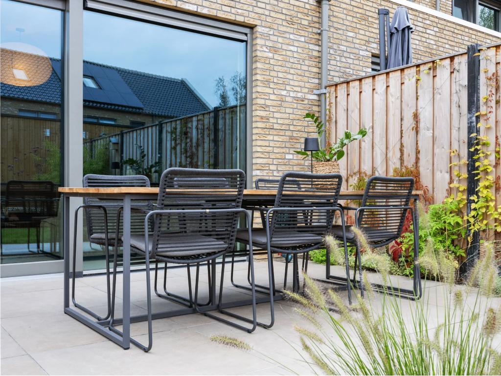 Complete luxe tuinset 4 Seasons Outdoor, Tuin en Terras, Ophalen, Eettafel, 6 zitplaatsen, Teakhout