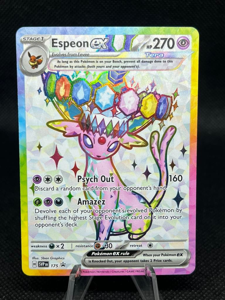 Pokemon Espeon Ex #175 Pokemon Promo., Hobby en Vrije tijd, Verzamelkaartspellen | Pokémon, Verzenden, Zo goed als nieuw, Losse kaart