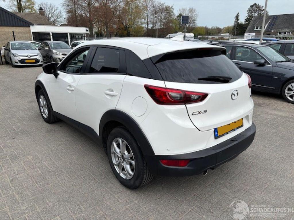 Mazda CX-3 2.0 SkyActiv-G 120 (bj 2016), Auto diversen, Schadeauto's, Overige carrosserieën, Wit, Handgeschakeld, Mazda