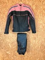 Motor pak Leer Dames jas en broek maat 34 / 36, Motoren, Ophalen of Verzenden, Tweedehands, Dames, Combipak