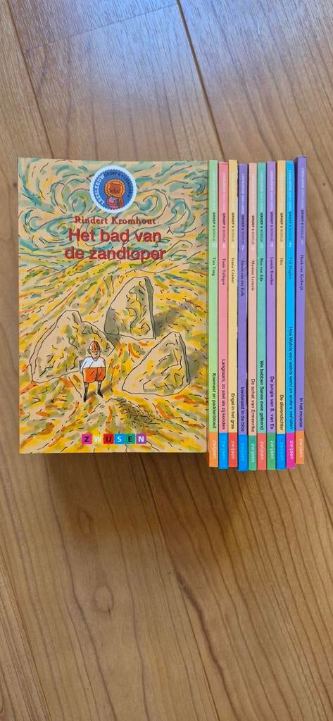 3x Leesleeuw serie 2001 - 2003, Groep 6 en 7/8, Boeken, Gelezen, Fictie algemeen, Diverse auteurs, Ophalen of Verzenden