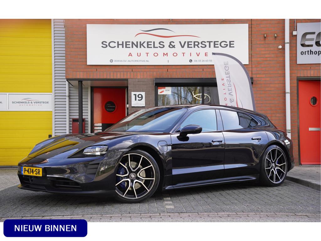 Porsche Taycan Sport Turismo 93 kWh Performance Battery Plus, Auto's, Automaat, Achterwielaandrijving, Gebruikt, Zwart