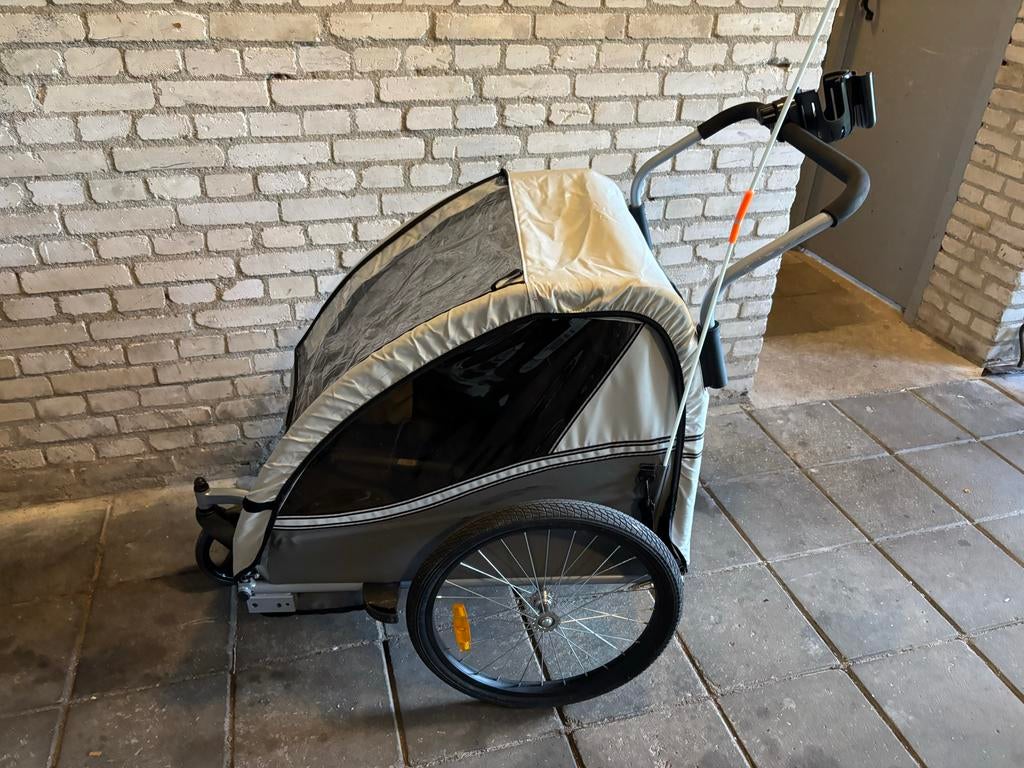 Kesser Fietskar / Kinderkar - Veelzijdig en Comfortabel, Gebruikt, Opvouwbaar, Ophalen of Verzenden, Kinderkar