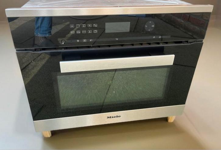 Miele combimagnetron, Witgoed en Apparatuur, Magnetrons, Gebruikt, Inbouw, Combimagnetron, Grill, Hete lucht, Oven, Ophalen of Verzenden