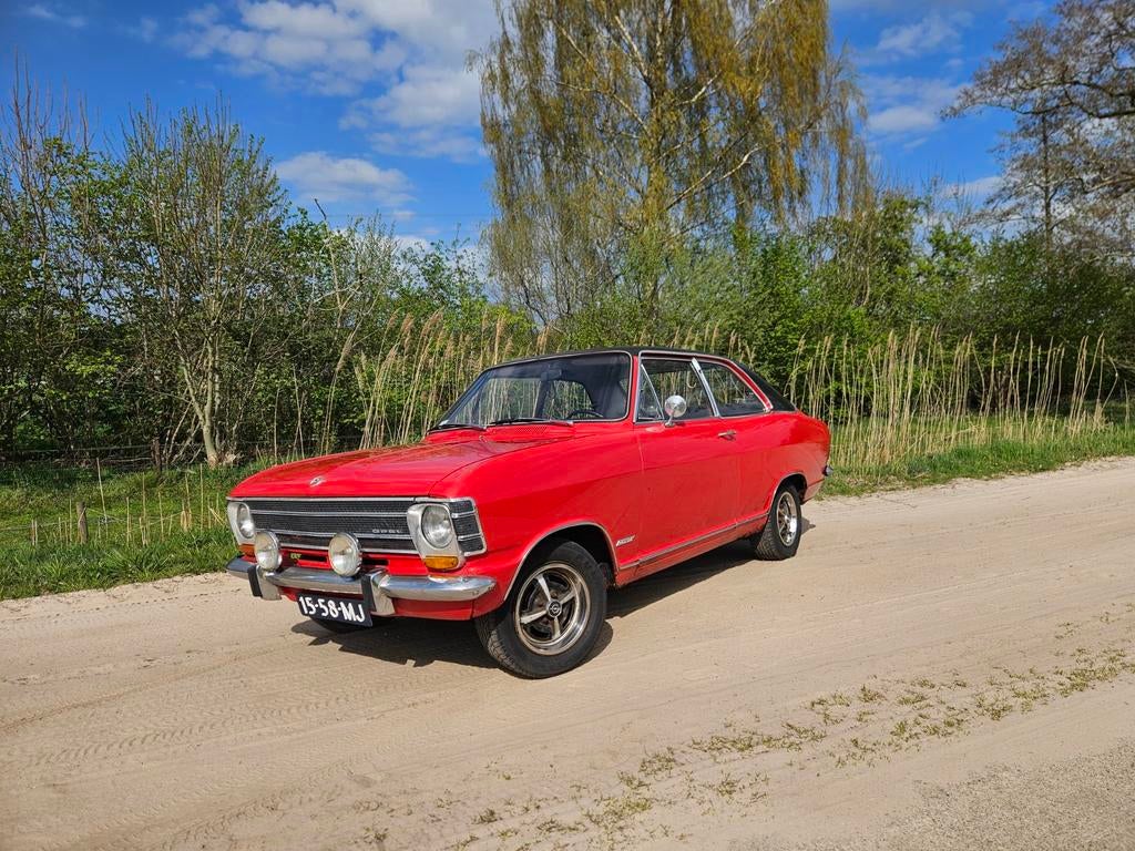 Opel Olympia 1.1 1970 Rood, Auto's, Achterwielaandrijving, Zwart, 4 cilinders, Kadett