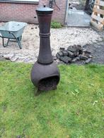 Terraskachel gietijzer., Tuin en Terras, Tuinhaarden, Ophalen of Verzenden, Zo goed als nieuw