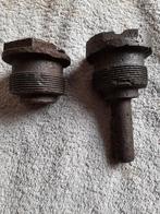 2 Britse transportdoppen 25 ponder woII huls/hulzen granaat, Verzamelen, Militaria | Tweede Wereldoorlog, Ophalen of Verzenden