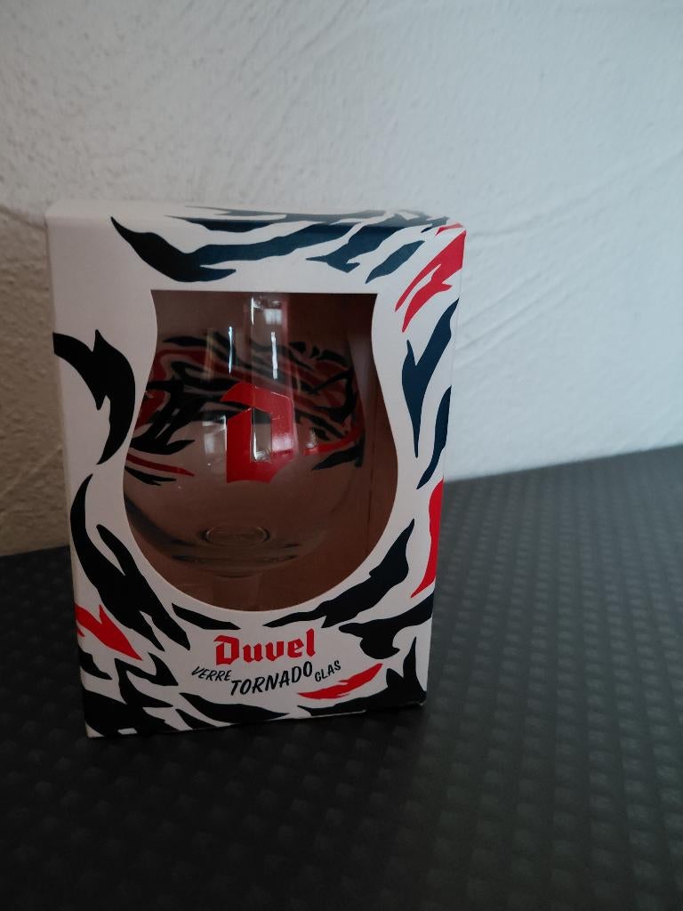 Duvel glas Tornado, Ophalen of Verzenden, Zo goed als nieuw, Glas of Glazen, Duvel