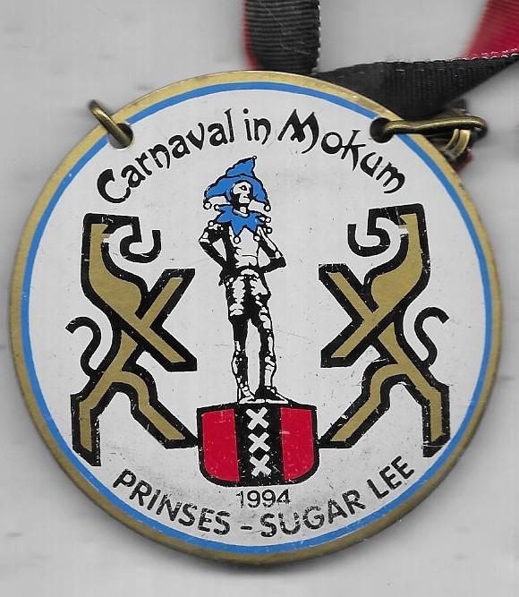 AMSTERDAM CARNAVAL IN MOKUM MEDAILLE, Ophalen of Verzenden, Overige materialen, Nederland