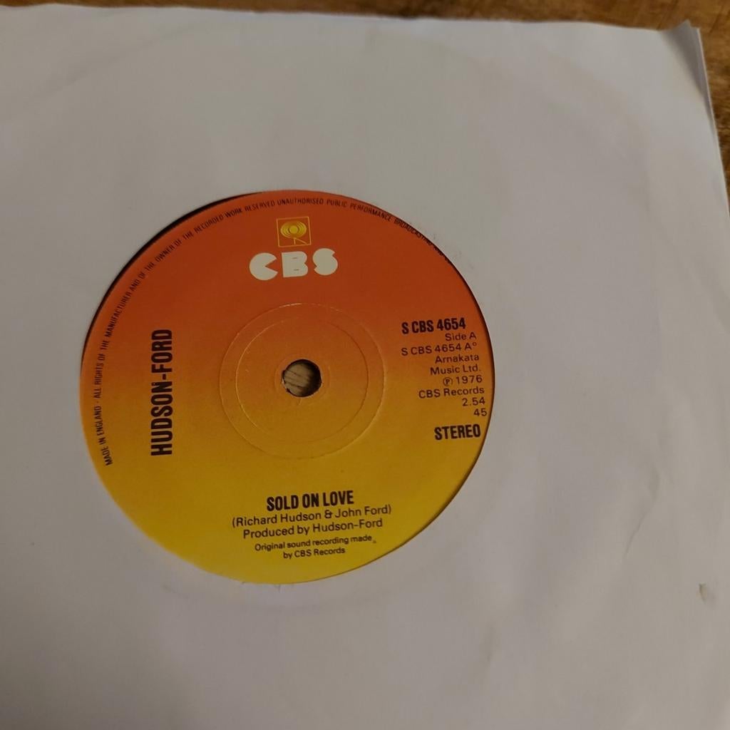 Hudson ford  / sold on love, Ophalen of Verzenden, Zo goed als nieuw, Pop