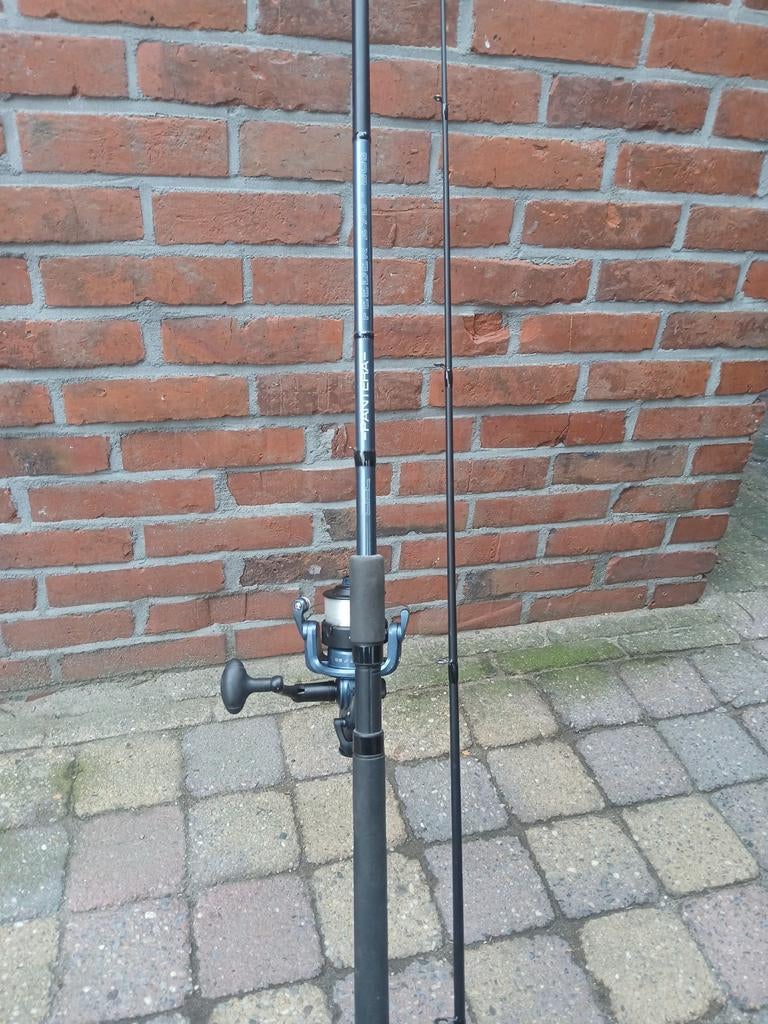 Ctec Pantera Feeder 80 gram 2.7mtr met molen Pantera 4000, Watersport en Boten, Hengelsport | Algemeen, Ophalen, Gebruikt, Complete hengel