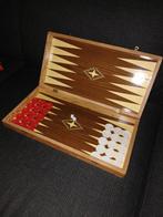 Houten xl backgammon, Een of twee spelers, Ophalen of Verzenden, Zo goed als nieuw
