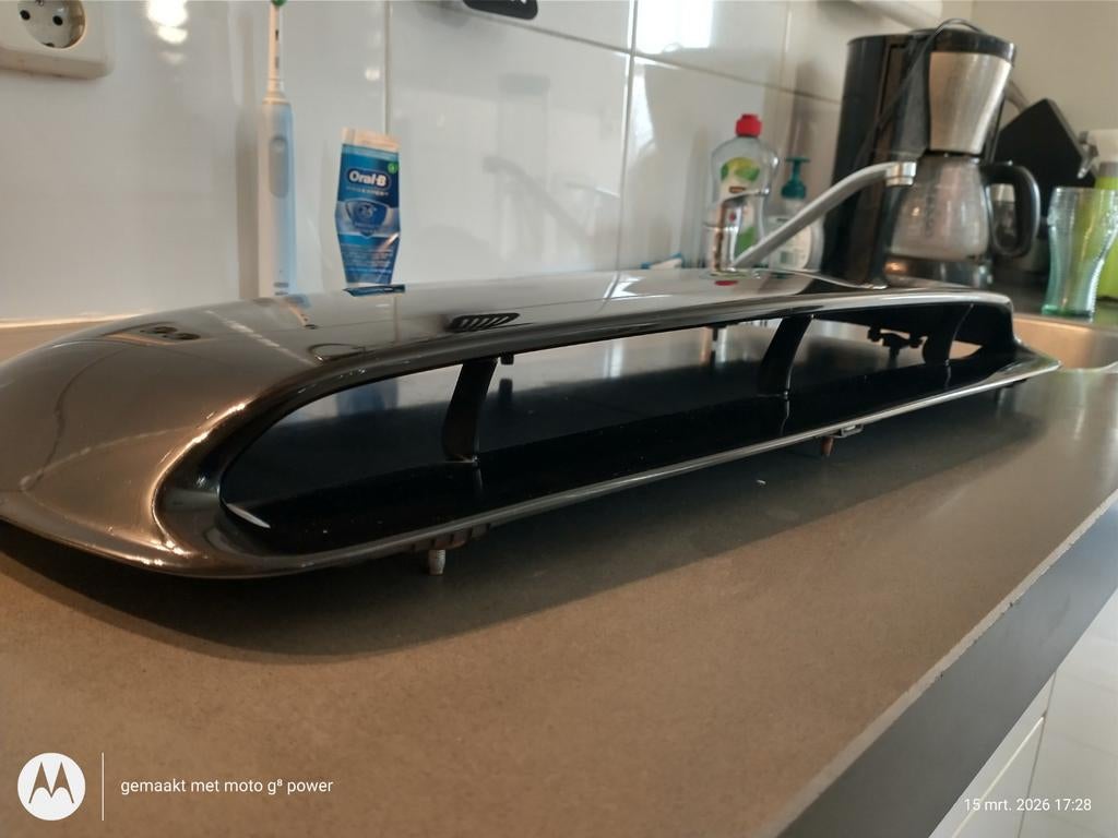 Orginele hoodscoop en splitter Subaru forester SG XT 2006, Auto-onderdelen, Carrosserie en Plaatwerk, Motorkap, Subaru, Voor, Gebruikt