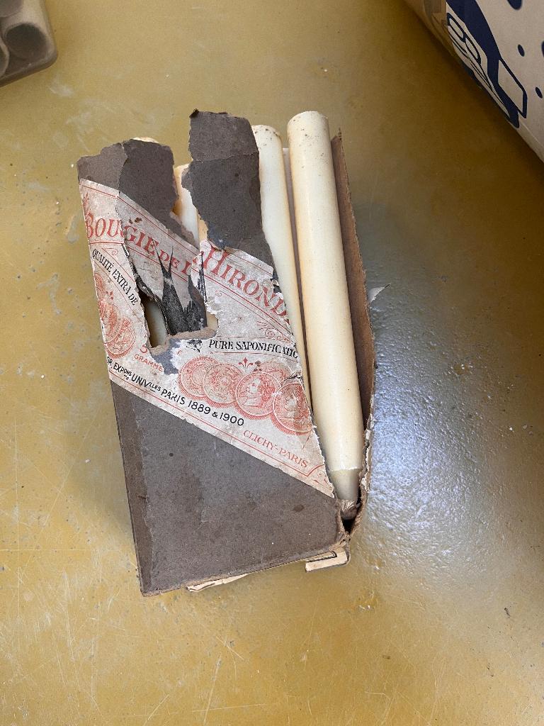 Kaarsen, Overige materialen, Nieuw, Ophalen of Verzenden, Crème