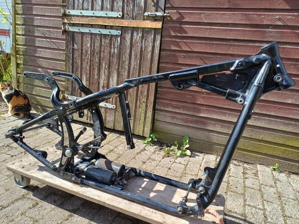 Softail frame met kenteken Fat Boy, Motoren, Ophalen of Verzenden