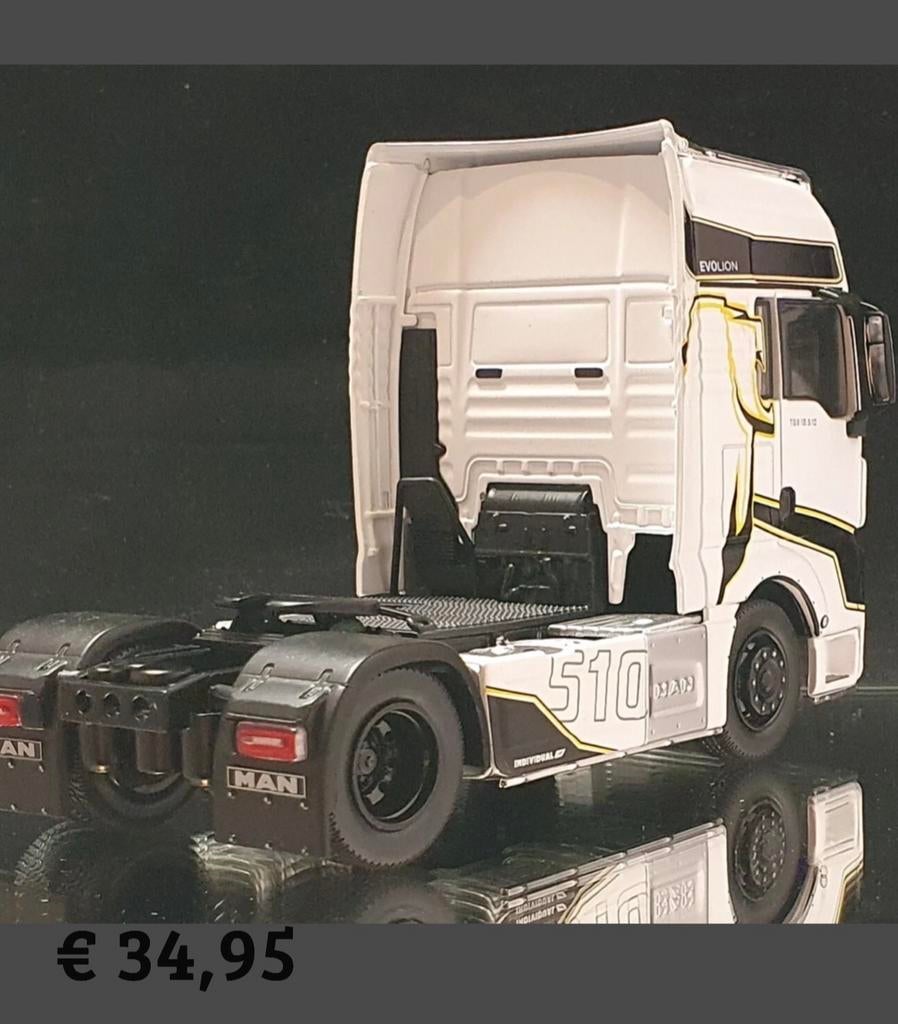 MAN TGX XXL D38 IXO 1:43 modelvrachtwagen, Ophalen of Verzenden, Nieuw, Bus of Vrachtwagen, Overige merken