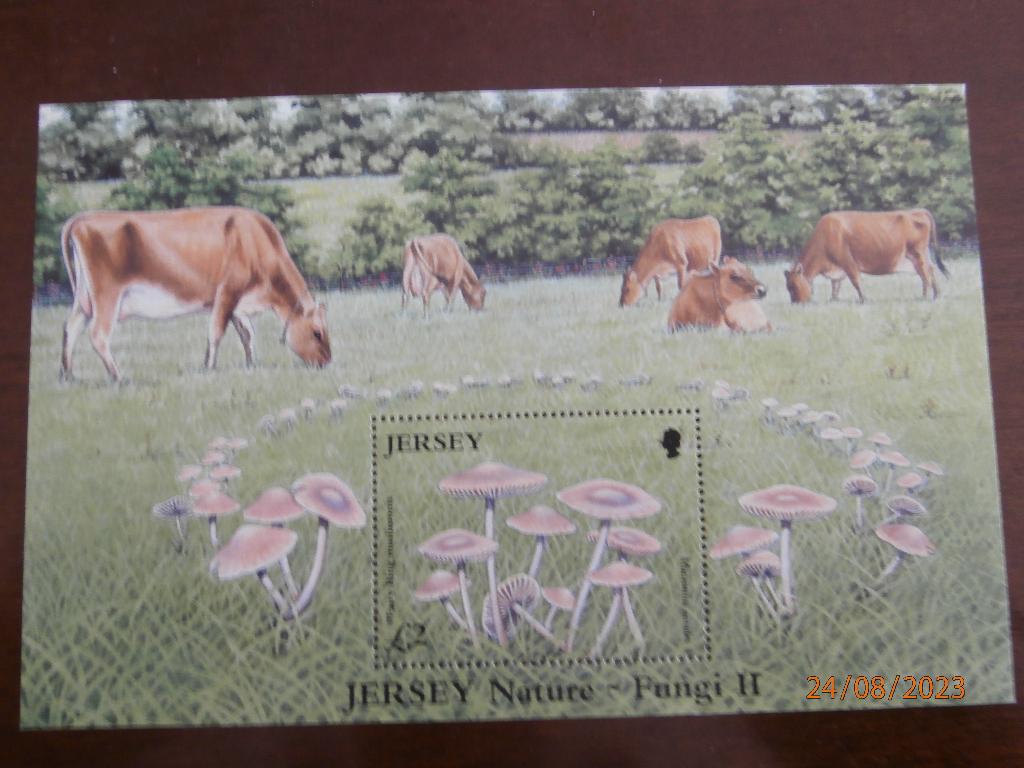 JERSEY 2005; VELLETJE PADDENSTOELEN  LEES, Verzenden, Postfris, Dier of Natuur
