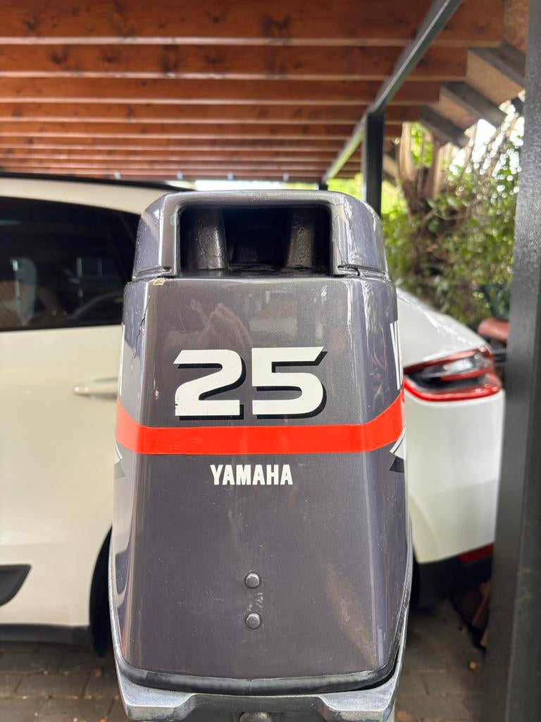 950,-   Yamaha 25 pk Buitenboordmotor met elektrische start, Watersport en Boten, Ophalen, 10 tot 30 pk, Gebruikt, Elektrische start