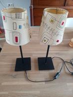 Twee tafellampjes, zwart, van Ikea, Ophalen of Verzenden, Minder dan 50 cm