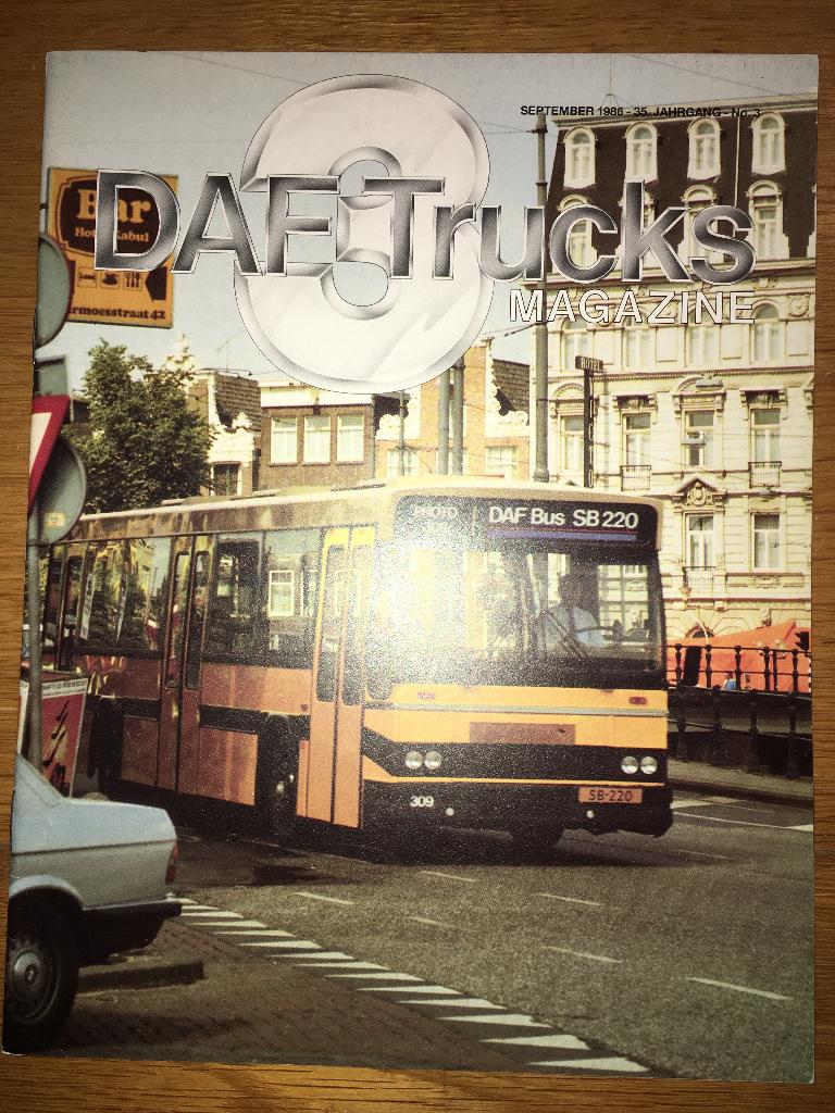 DAF Bus SB220 MB TB brochure folder Den Oudsten LAG Jonckhee, Ophalen of Verzenden, Zo goed als nieuw, Overige merken