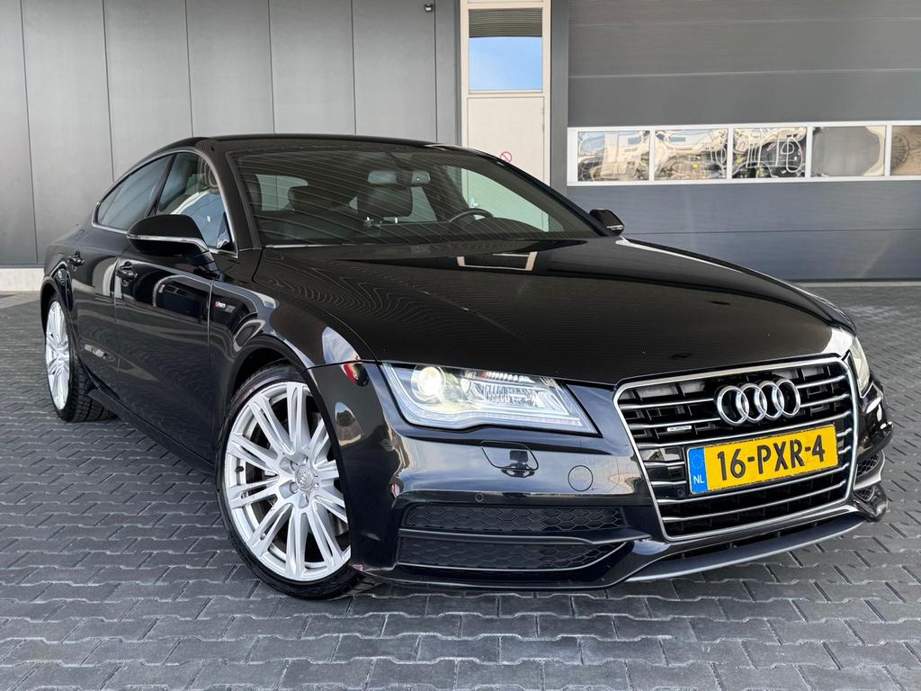 Audi A7 3.0 Tfsi 220KW Quattro S-tronic 2011 Zwart, Auto's, 2995 cc, 4 stoelen, Origineel Nederlands, Vierwielaandrijving