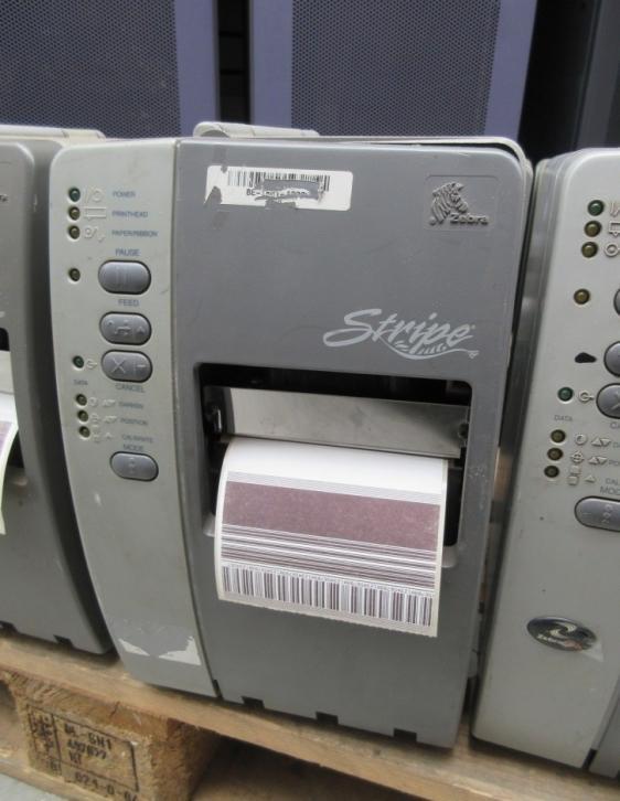 Zebra S600 Thermal Transfer Barcode Label Printer Parallel, Computers en Software, Printers, Gebruikt, Printer, Overige technieken
