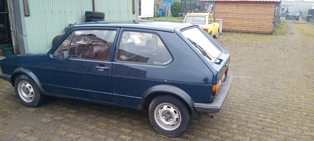 Volkswagen Golf 1.5 C AUT 1983 Blauw, Auto's, Stof, Blauw, Origineel Nederlands, 1500 cc