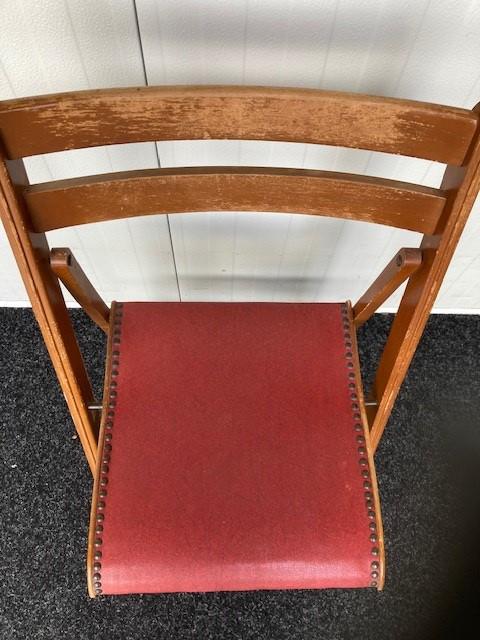 Vintage klapstoel, Ophalen