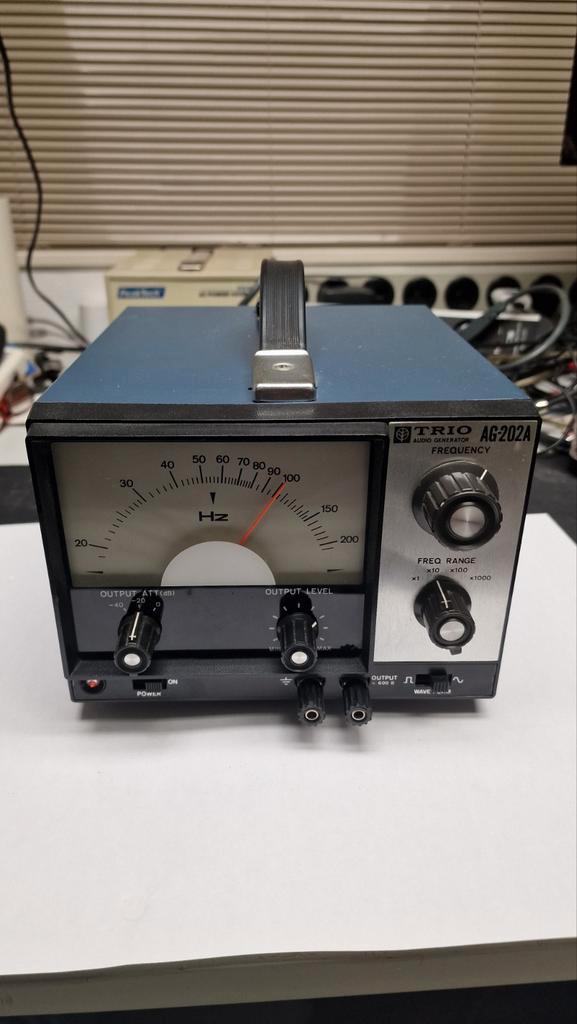 Trio AG-202A Audio Generator - Vintage Signaalgenerator, Audio, Tv en Foto, Overige Audio, Tv en Foto, Ophalen of Verzenden