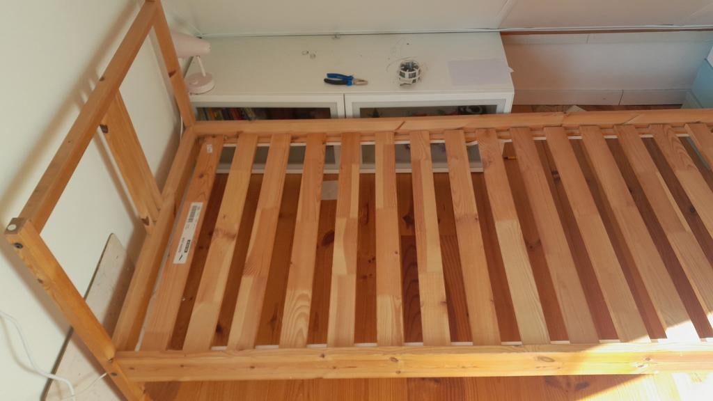 IKEA eenpersoons bed inclusief lattenbodem 90x200 cm, Ophalen, Gebruikt, 90 cm, Eenpersoons