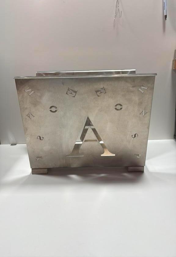 RVS lectuurbak., Ophalen of Verzenden, Gebruikt