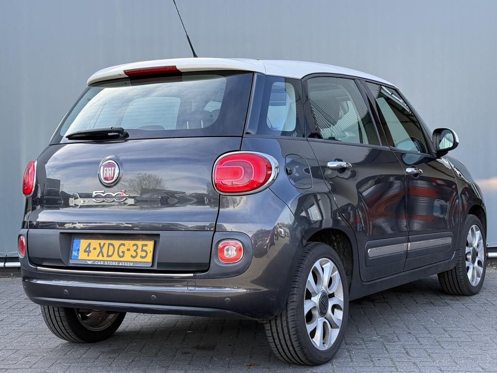 Fiat 500L BJR 2014 0.9 105 PK TwinAir Lounge TWO TONE | PANO, Auto's, Fiat, Stof, Gebruikt, Euro 6, Start-stop-systeem