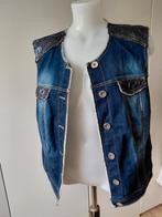 Spijker gilet 40 42, Kleding | Dames, Ophalen of Verzenden, Zo goed als nieuw, Maat 38/40 (M), Blauw