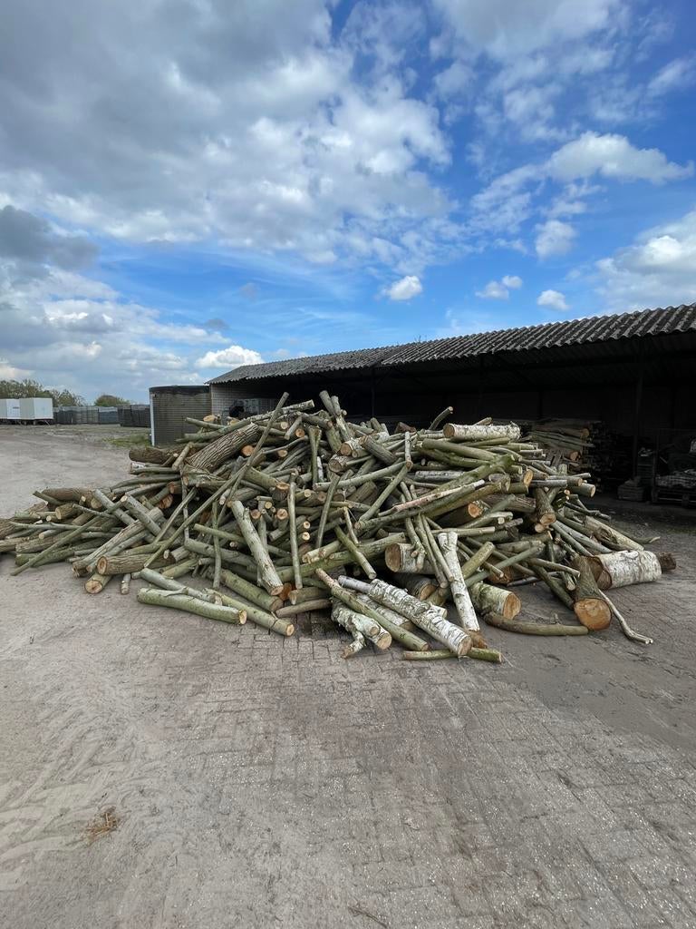 Haardhout Stookhout Kachelhout, Tuin en Terras, Haardhout, Minder dan 3 m³, Ophalen, Stammen