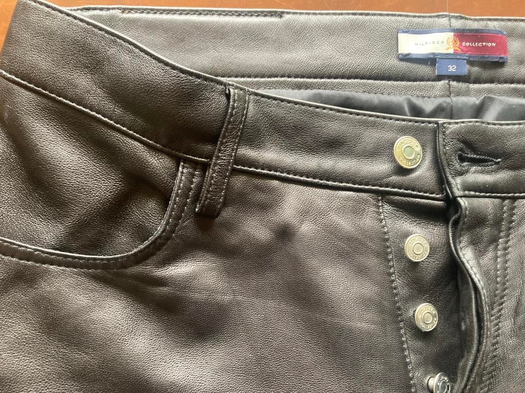 Tommy Hilfiger nieuwe lamsleren jeans mt32 €45,inc verz post, Verzenden, Nieuw, Zwart, W32 (confectie 46) of kleiner