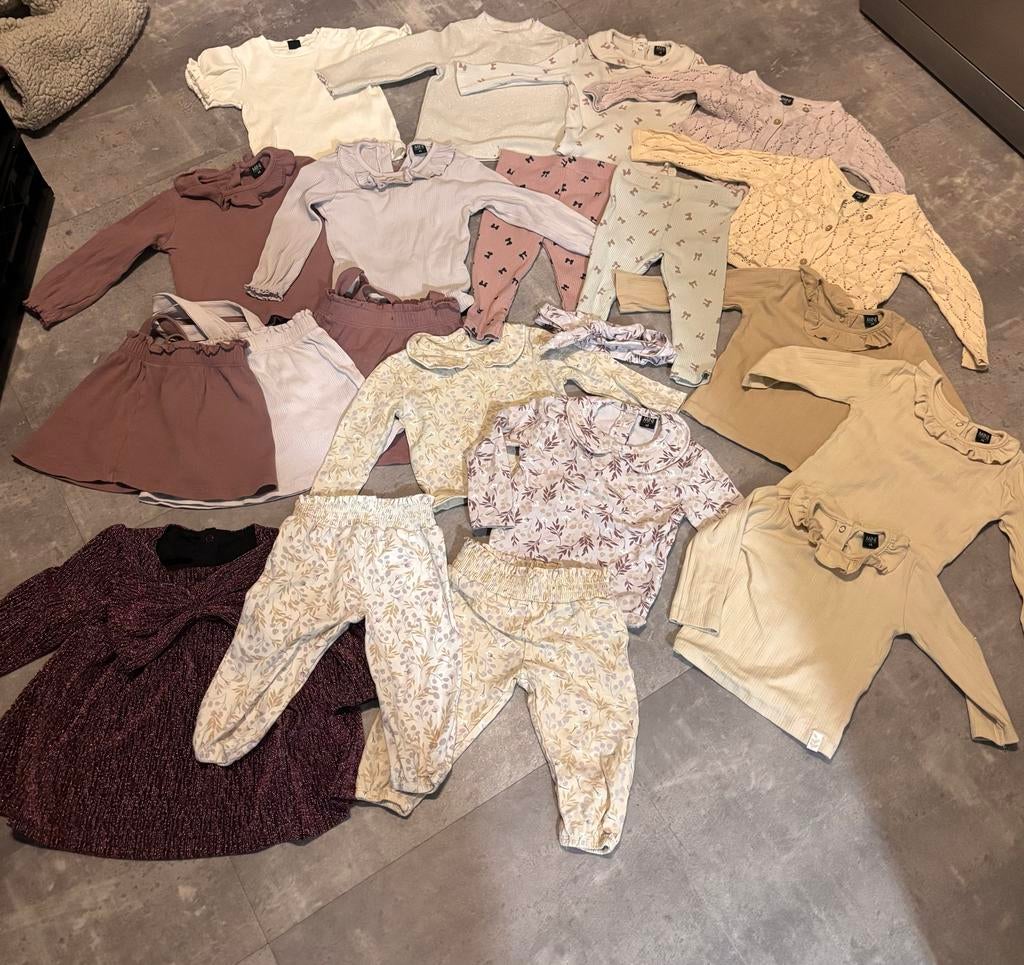 Kledingpakket maat 68 Wibra, Kinderen en Baby's, Babykleding | Maat 68, Verzenden, Zo goed als nieuw, Meisje, Setje