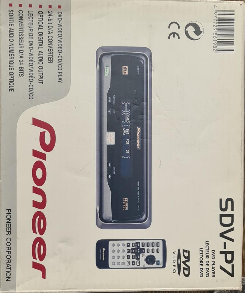 Pioneer SDV-P7 DVD-speler - Gloednieuw in doos, Ophalen of Verzenden, Nieuw