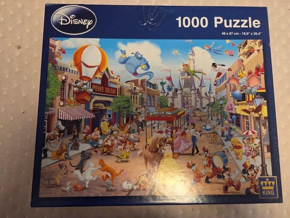 Disney puzzel 1000 stukjes, Kinderen en Baby's, Speelgoed | Kinderpuzzels, Ophalen of Verzenden