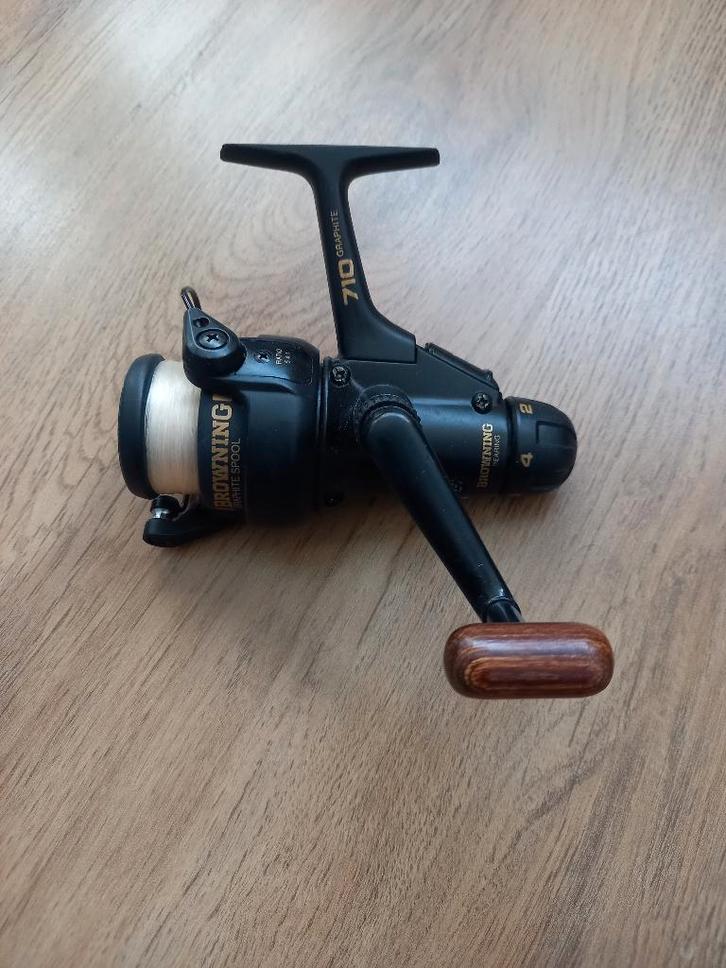Browning 710 Graphite Molen, Watersport en Boten, Hengelsport | Algemeen, Zo goed als nieuw, Molen, Ophalen of Verzenden