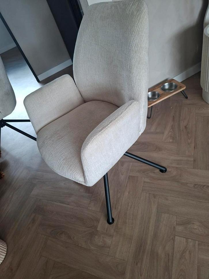 4x prachtige Eetkamerstoelen - Z.g.a.n., Huis en Inrichting, Stoelen, Zo goed als nieuw, Vier, Wit, Ophalen