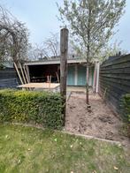 2 houtpalen/palen te koop, Ophalen, Gebruikt