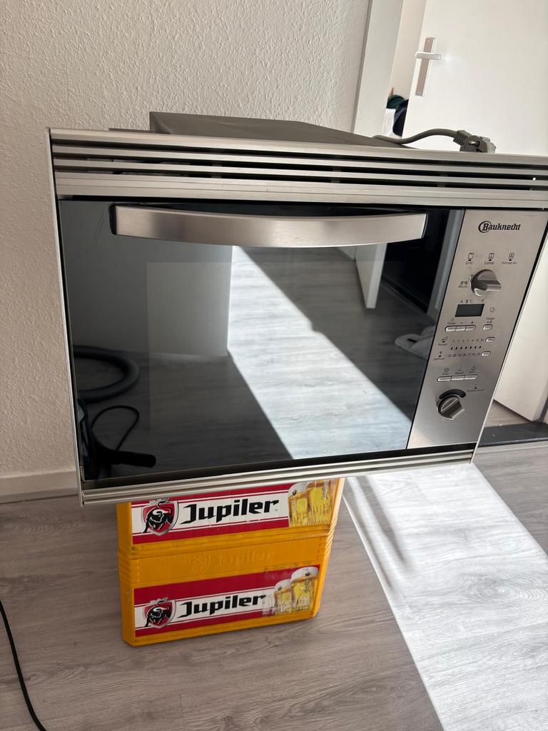 Bauknecht Inbouw Combi Oven - Grill, Hete Lucht, Magnetron, Gebruikt, Oven met grill, Inbouw, 45 tot 60 cm