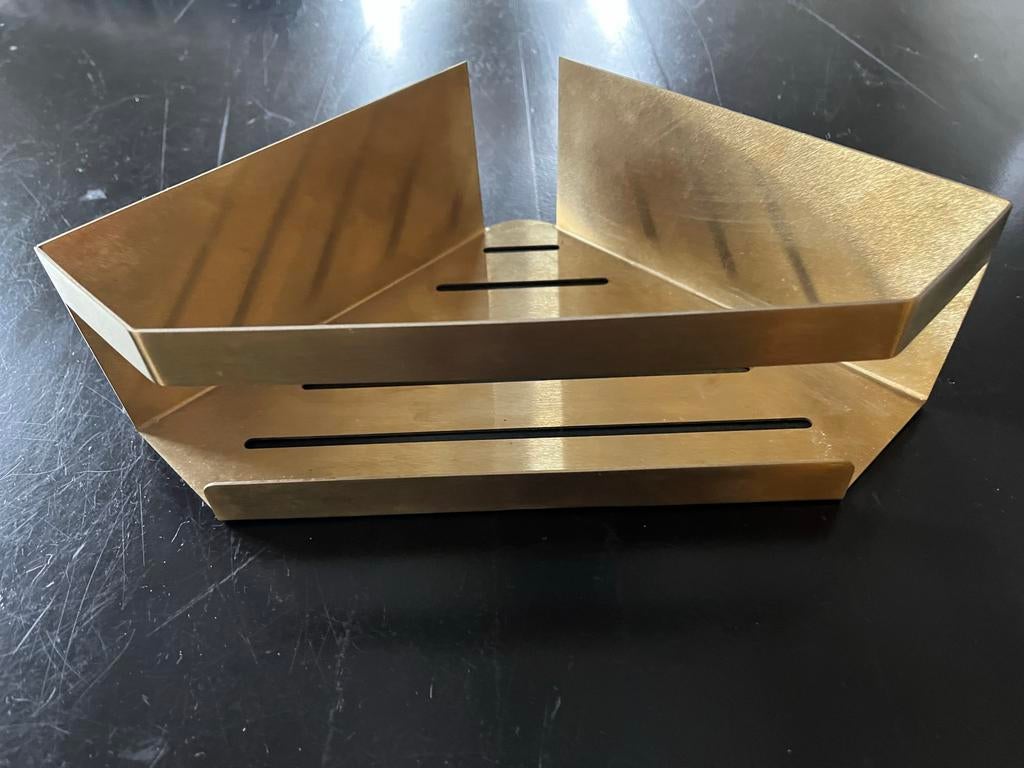 Wenko Genova Hoekplank Gold Goud -  doucherek, Ophalen of Verzenden, Nieuw, Overige kleuren, Overige typen