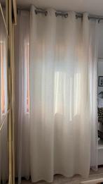 3 pluche gordijnen 140 x 240 cm, 100 tot 150 cm, 200 cm of meer, Wit, Ophalen of Verzenden