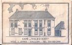 Hallum suikerzakje Café "Veldzicht"  50/60er jaren, Verzamelen, Ophalen of Verzenden, Nederland