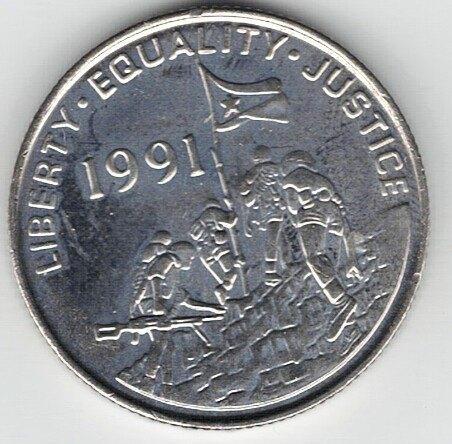 26-544 Eritrea 100 cent 1991, Postzegels en Munten, Munten | Afrika, Losse munt, Overige landen, Ophalen of Verzenden