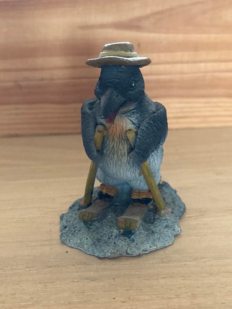 Pinguïn op Ski's - Schattige Decoratie, Ophalen of Verzenden