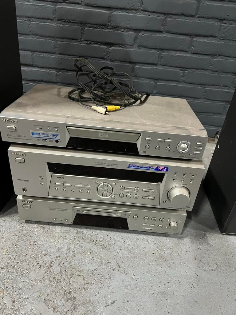 Sony Radio Toren met CD en Minidisc Speler, Audio, Tv en Foto, Ophalen, Gebruikt, Losse componenten, Sony