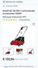 Einhell elektrische verticuteermachine verticuteer, Tuin en Terras, Ophalen, Elektrisch