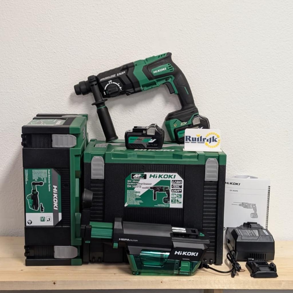 Hikoki boor-breekhamer set SDS-Plus 36V DH36DPE - Nieuw, Doe-het-zelf en Verbouw, Gereedschap | Boormachines, Ruilrijk, Nieuw